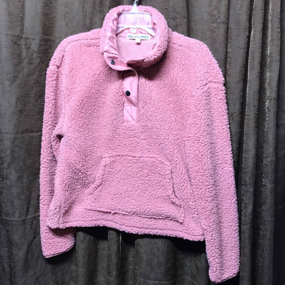 WALLFLOWER sherpa sweater